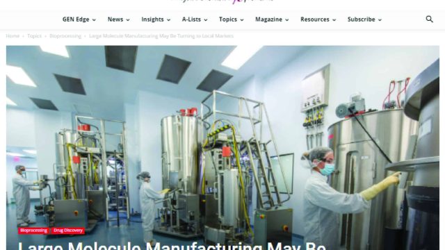 Article Cover - Genetic Engineering & Biotechnology News